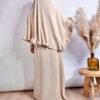 Abaya khimar Jazz à Volant