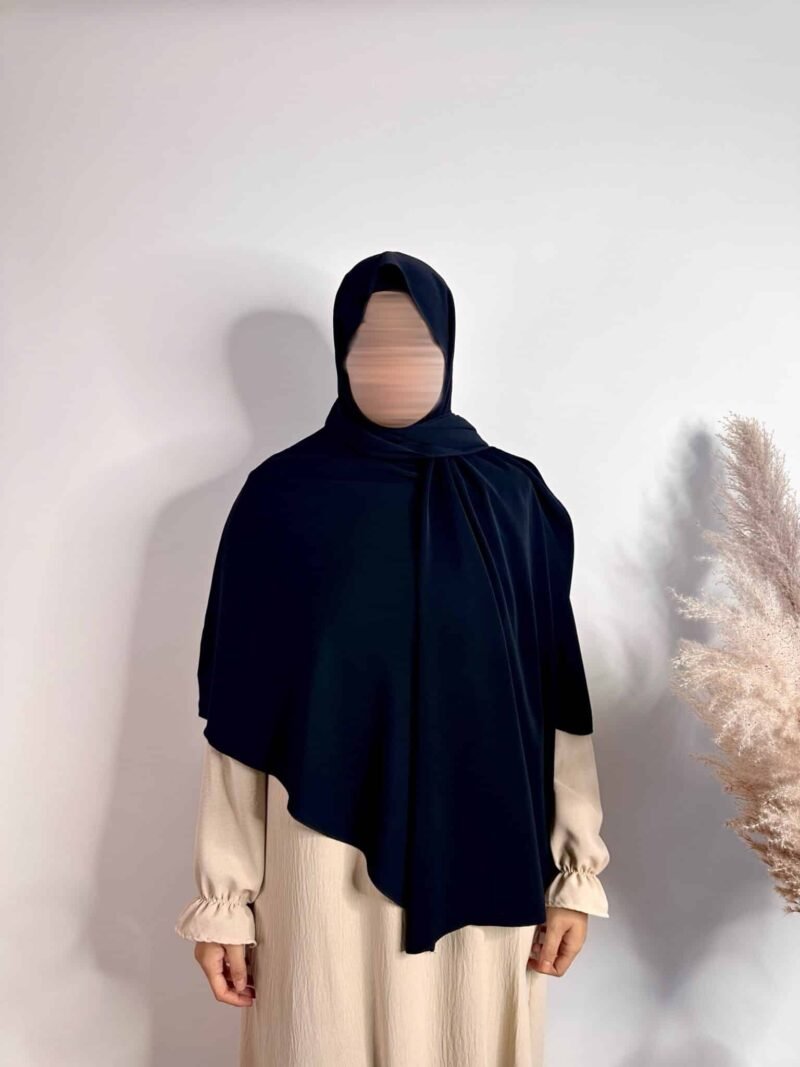 Khimar court avec Hijab soie de médine