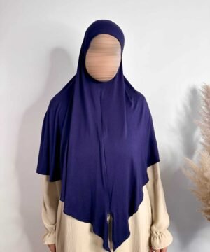 Khimar Jersey à zip