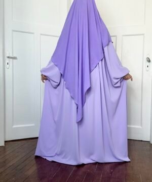 Khimar jazz violet lilas