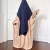 Khimar carré à fentes soie de médine