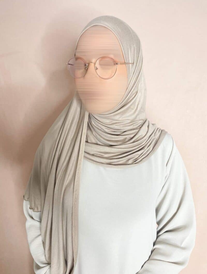 Hijab pour lunettes Taupe