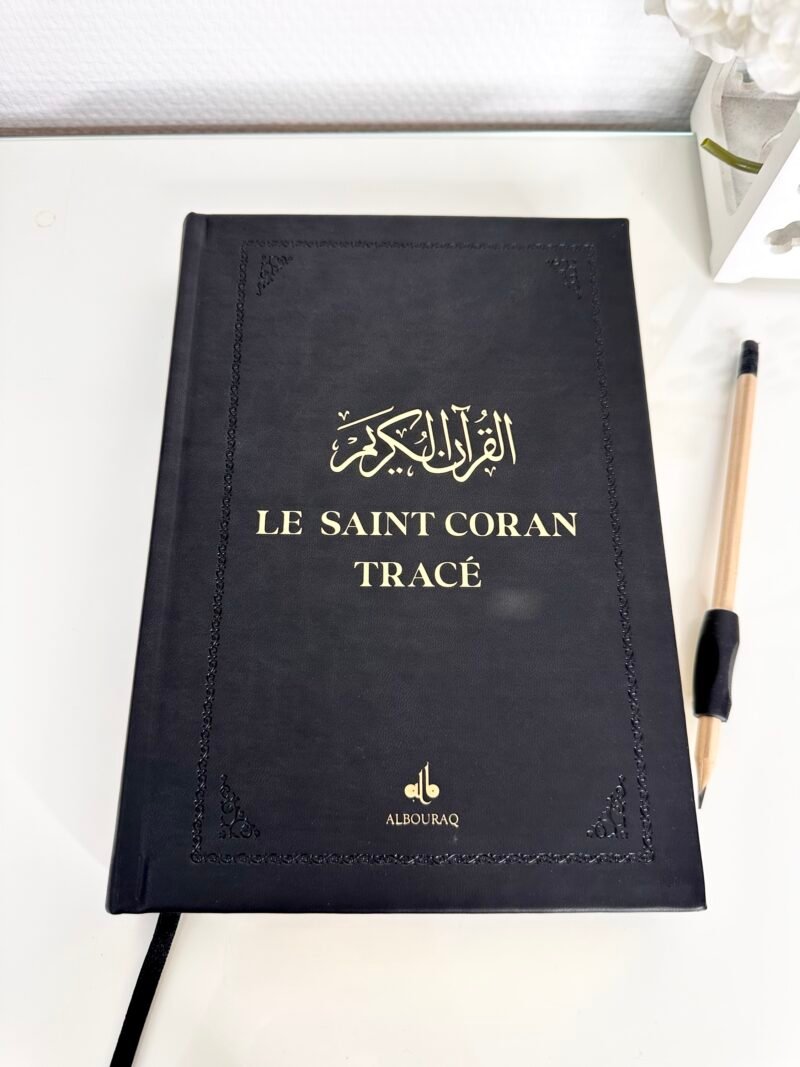 Le saint Coran à tracer écrire Quran noir