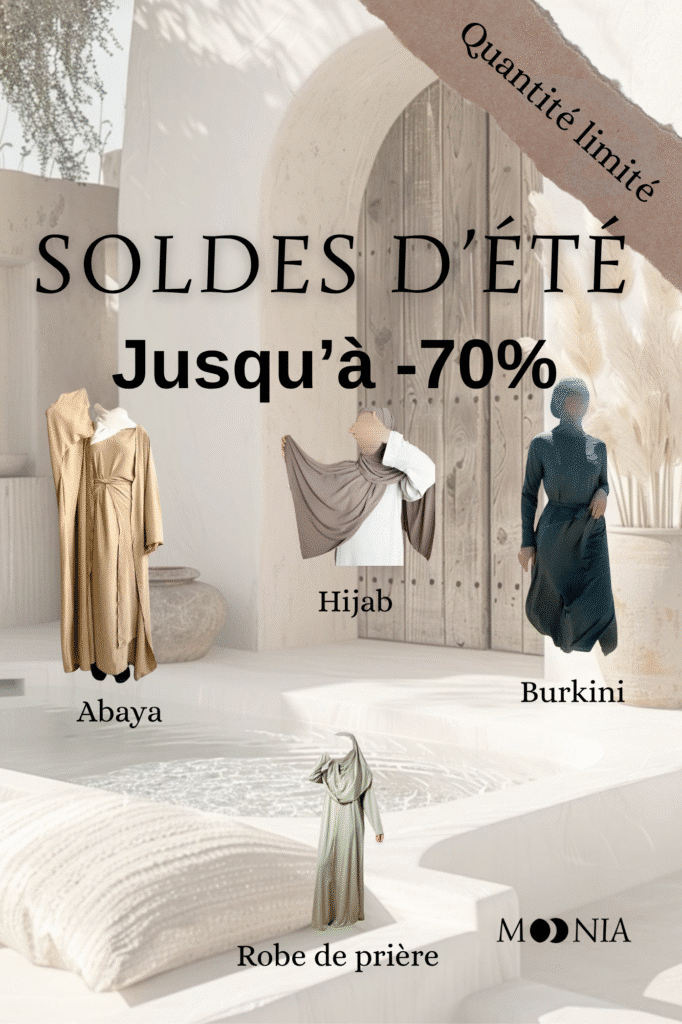 Soldes été hijab abaya
