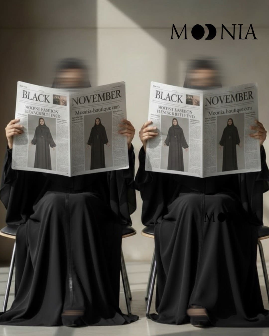 Black November Black Friday Moonia Boutique Abaya Hijab